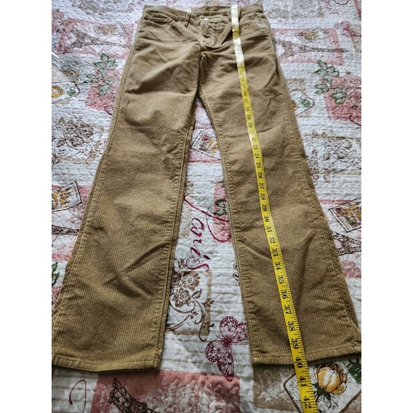 Levi's 314 Shaping Straight Corduroy Womens Pants Size‎ 29x30 Brown Mid-Rise - Picture 6 of 11